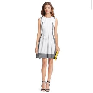 DVF Samella Dress white gingham